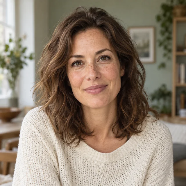 Portret van Eva, een fictief redactiepersonage